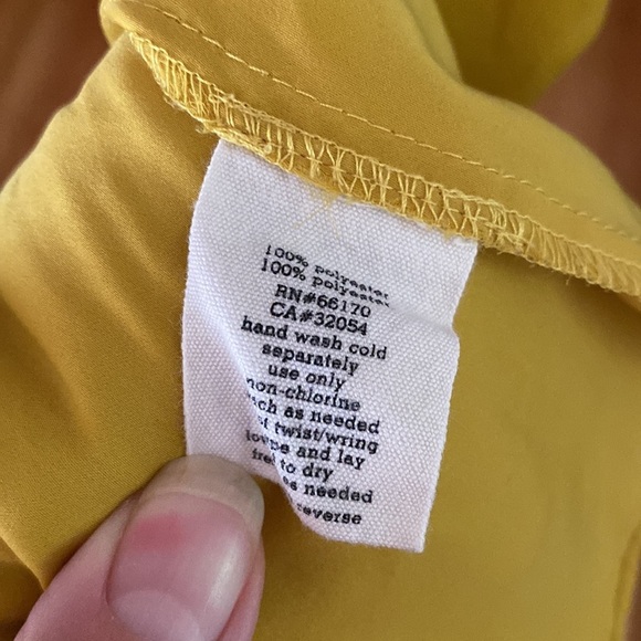 Urban Outfitters Silence + Noise Mustard Layered Short Casual Tank Dress Wedding - Picture 7 of 7